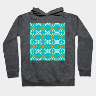 Orange Pattern Hoodie